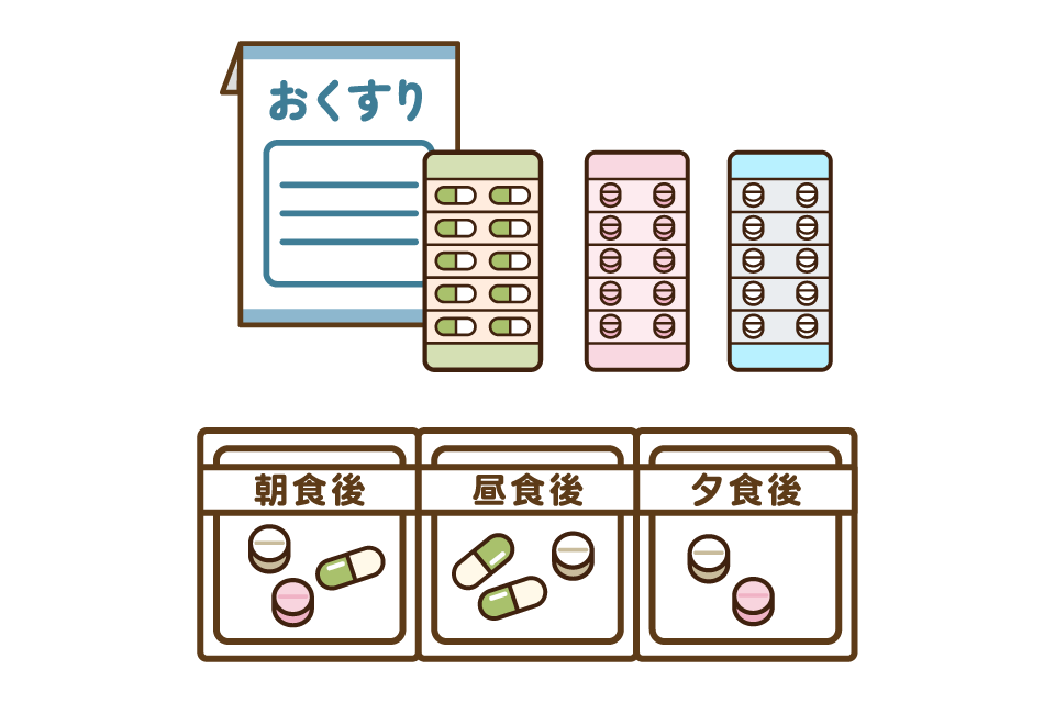 お薬管理のお手伝い